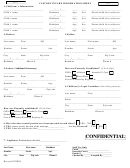 Custody Intake Information Sheet