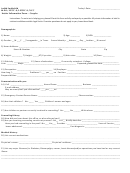 Intake Information Form - Couples