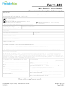 Form 483 - Wire Transfer Authorization
