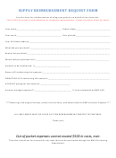 Supply Reimbursement Request Form