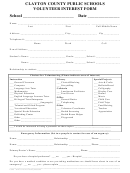 Ccps Volunteer Interest Form