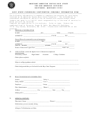 Boys State Counselors Confidential Personal Information Form Maryland