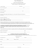 Application Form For Building Permit Vt