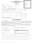 Application And Affidavit (or Affirmation) For Certificate Of Residence - Ulster County