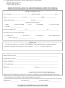 Request For Gold Star Honorable Service Medal Form