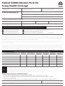 Federal Cobra Election Form For Group Health Coverage