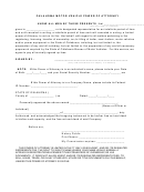 Fillable Oklahoma Motor Vehicle Power Of Attorney Printable pdf