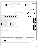 Form Dot 4-764 Mvs - Application For Commercial Driver's License