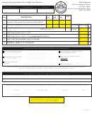 Aurora Occupational Privilege Tax Return Form - City Of Aurora Printable pdf