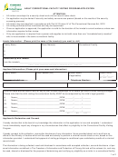 Fillable Adult Correctional Facility Visiting Program Application Form Printable pdf