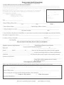 Bcso Classification Form Minor Request To Visit