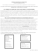 Visiting Privilege Application Form - Minnesotadepartment Of Corrections