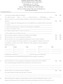 Nexus Questionnaire Form - Alabama Department Of Revenue Printable pdf
