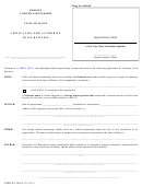 Form Mlpa-12 - Application For Authority To Do Business Foreign Limited Partnership