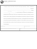 Form 47401 - Affidavit - Certificate Of Use - Indiana Professional Licensingagency