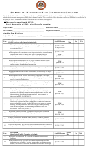 Stormwater Management Plan Completeness Checklist Form