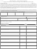 Form Rpd-41364 - Notice Of Distribution Of Alternative Energy Product Manufacturers Tax Credit Form - 2011