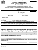 Form 5004 - Motor Fuel Refund Claim - Arizona Department Of Revenue