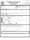 Teacher Request Form For Transfer And/or Intra-school Reassignment