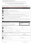 Certification By Waiver Of Previous Training Verification Of Eligibility Checklist Form