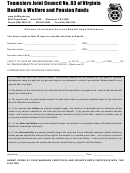 Election Of Joint And Survivor Benefit Upon Retirement Form