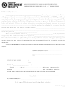 Form Modes-4385 - Employer Records Release Authorization