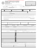 Form Sfn 51734 - Amended Certificate Of Authority Foreign Limited Liability Company Application