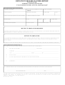 Form Wcb-231 - Employee's Return To Work Report
