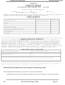 Appendix C - Authorization Agreement For Electronic Funds Transfer (eft) - Ach Debit - Oklahoma Tax Commission
