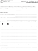 Form 54-007 - Application For Web Search Portal Property Tax Exemption - Iowa Department Of Revenue