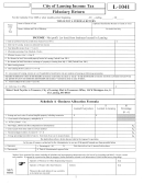 Form L-1041 - Fiduciary Return Printable pdf