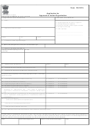Form Ca-182 A - Application For Approval Of Indian Organization Printable pdf