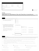 Official Form 103a - Application Form For Individuals To Pay The Filing Fee In Installments