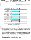 Form Grw-3 - Employer's Annual Reconciliation Of Income Tax Withheld - 2009
