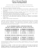 Penalty And Interest Worksheet Form For Delinquent Withholding Tax Returns - 2005