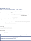 Revocation Of Designated Beneficiary Agreement Form