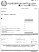 Form 800-r - Tobacco Products Tax Return Form