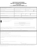 Form Wcb-6 - Certificate Authorizing Release Of Benefit Information