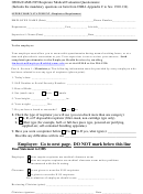 Form Osha/uams-n95 - Respirator Medical Evaluation Questionnaire