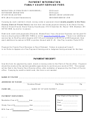 Payment Information - Family Court Service Fees Form