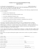 Common Core & Year-end Standardized Testing Opt-out Form