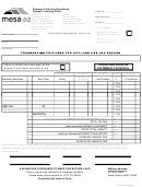 Form Tpt-1 - Tax Return Form - City Of Mesa