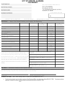 Tax Report Form - City Of Auburn, Alabama Printable pdf