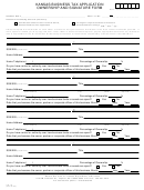 Form Cr-18 - Kansas Business Tax Application Ownership And Signature Form