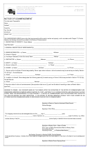 Notice Of Commencement Form - Alachua County, Board Of County Commissioners, Department Of Growth Management, State Of Florida