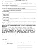 Notice Of Commencement Form - State Of Florida County Of Manatee Printable pdf