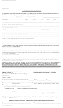 Notice Of Commencement Form - State Of Florida