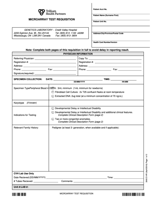 43 Lab Requisition Form Templates Free To Download In PDF