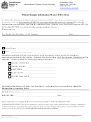 Patient Sample Information Waiver Fax Form