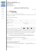 Orange County Probation Unit Impoundment Verification Form